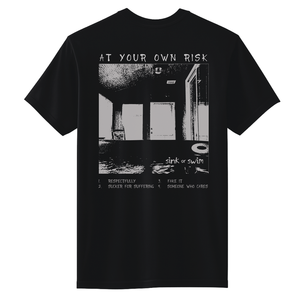 At Your Own Risk Black Tee
