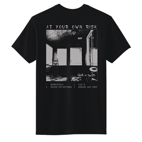 At Your Own Risk Black Tee