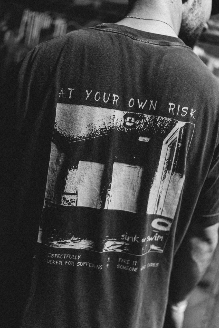 At Your Own Risk Black Tee