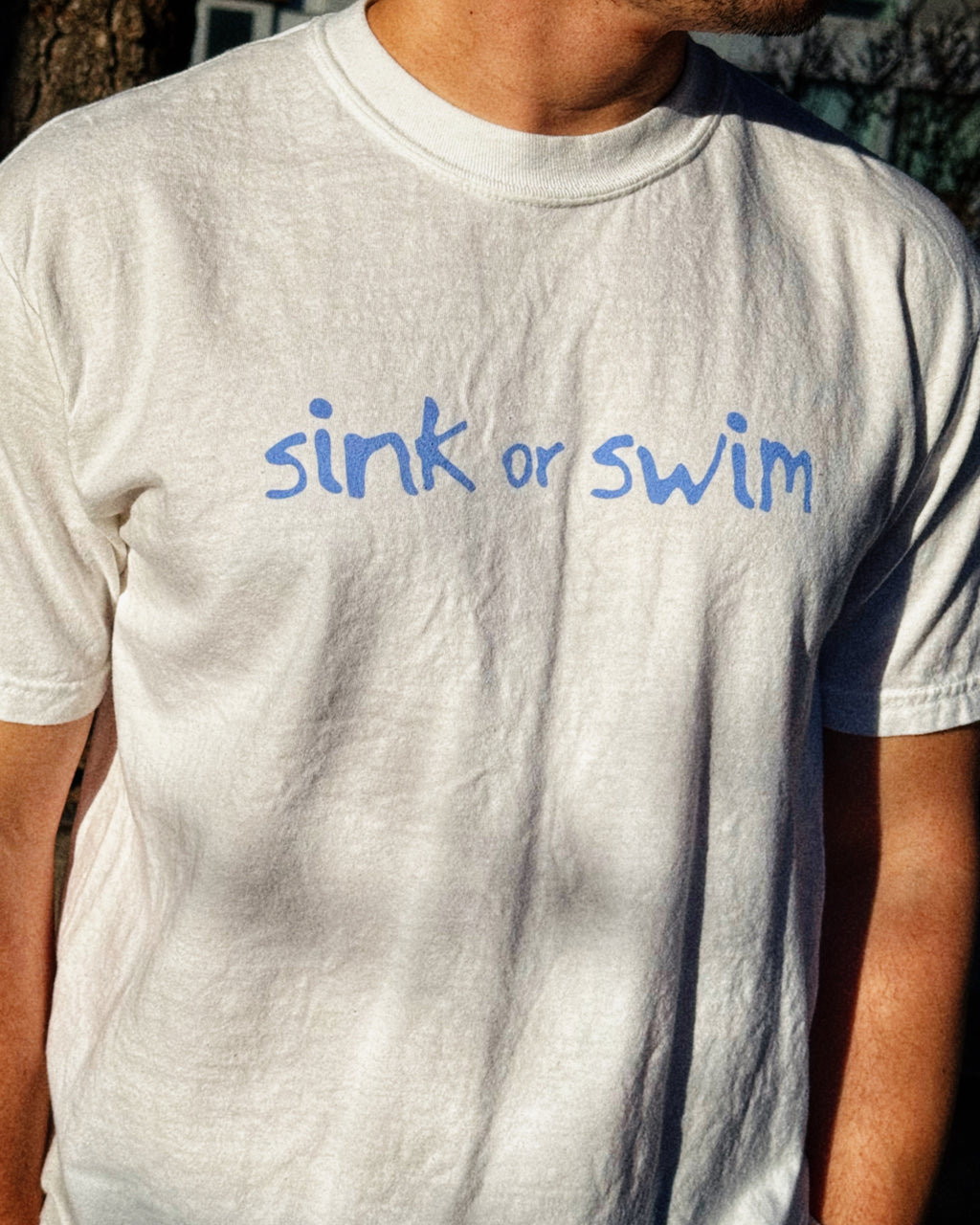 At Your Own Risk White Tee